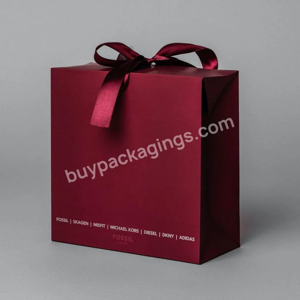 Hot Sale Cute Custom Rose Gold Marble Boutique Gift Paper Shopping Bags With Logo Printed
