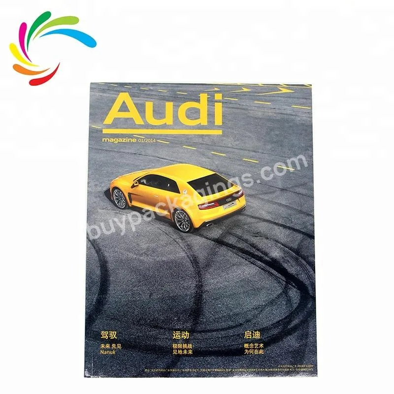 Hot Sale Design Print Product Car Propaganda Magazine in Guangzhou