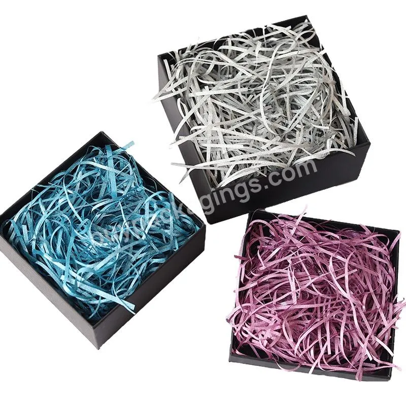 Hot Sale Eco Friendly Christmas Crinkle Decorative Cut Filler Shredded Tissue Paper For Gift Box Packaging