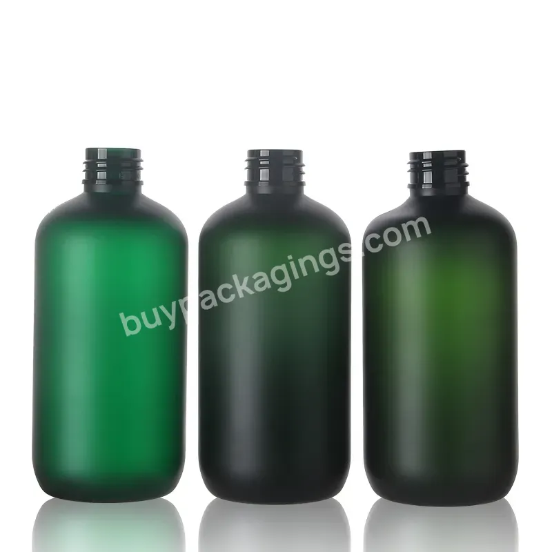 Hot Sale Empty Pet Plastic Bottle 500ml Frosted Custom Color Plastic Mist Spray Cosmetic Bottle With Spray Pump Lotion Pump