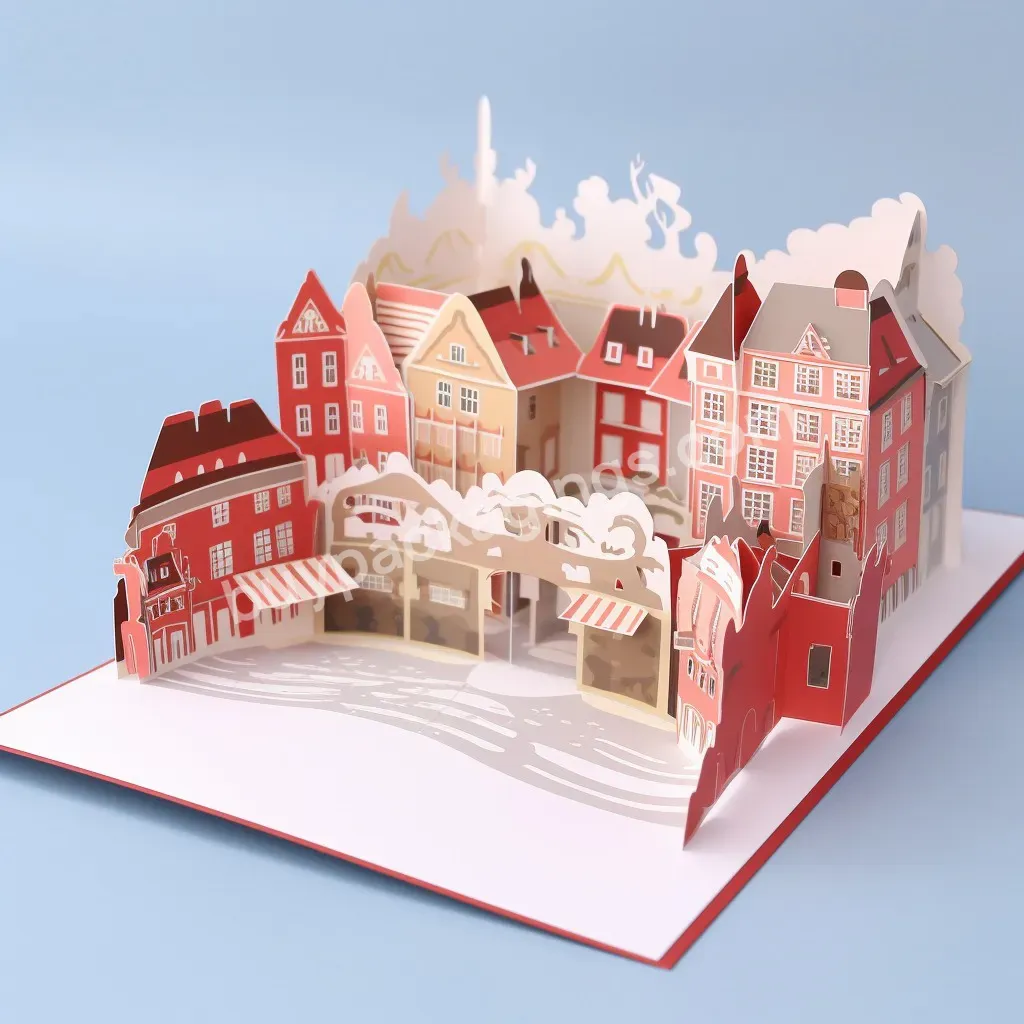 Hot Sale Exclusive Pop Up Card Castle House Card Creative House Greeting Cards