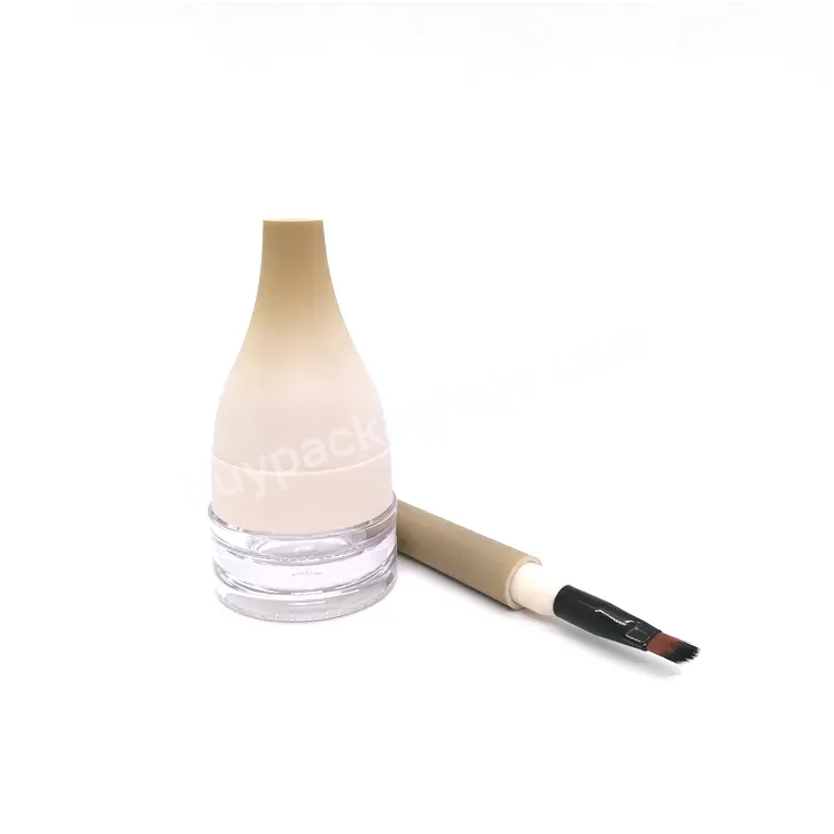 Hot Sale Eyebrow Pomade Bottle 3ml 3.5ml Eye Cream Bottle With Brush Applicator Empty Eyeliner Gel Container