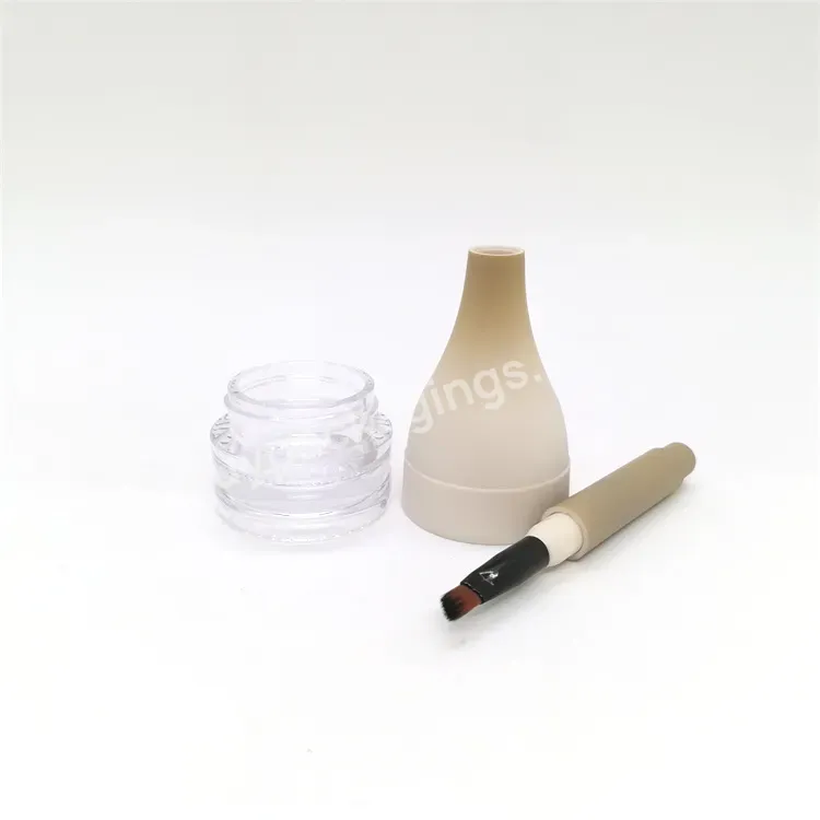 Hot Sale Eyebrow Pomade Bottle 3ml 3.5ml Eye Cream Bottle With Brush Applicator Empty Eyeliner Gel Container