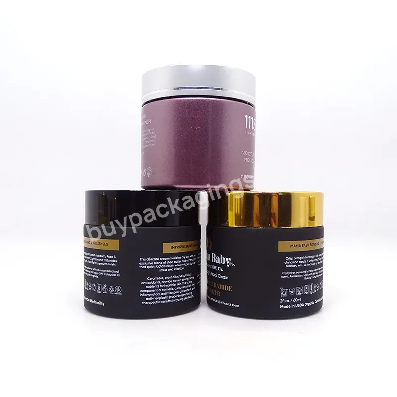 Hot Sale Face Cream Packaging Clear Glass Jar Anti-light 10g 20g 30g 50g 100g Cosmetic Jars For Face Body Cream