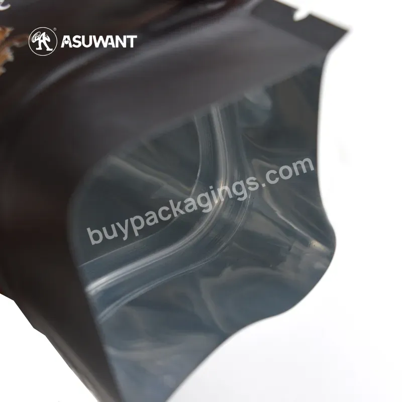 Hot Sale Foil Package Aluminum Reusable Three Side Sealed Coffee Tea Small Plastic Zipper Bags