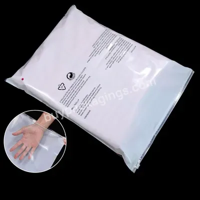 Hot Sale Frosted Matte Zip Lock Oem Waterproof Bag Zipper Plastic Zip Packing Bag For Clothing