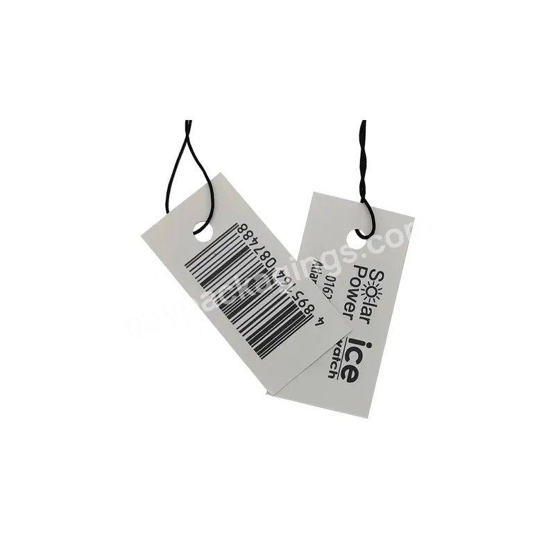 Hot Sale Garment Custom Paper Hang Tag Price Logo Retail Sock Recycled Eco Friendly Labels