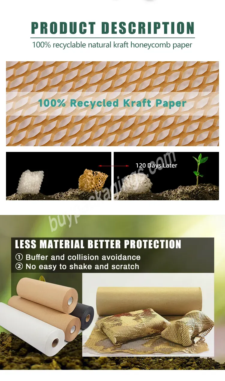 Hot Sale Honeycomb Paper Kraft Paper Wrap Honeycomb Honeycomb Cushion Paper