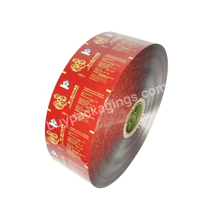 Hot Sale Laminated Food Grade Plastic Roll Film Small Pack Candy Packaging Film Metalized Flexible Aluminum Packaging