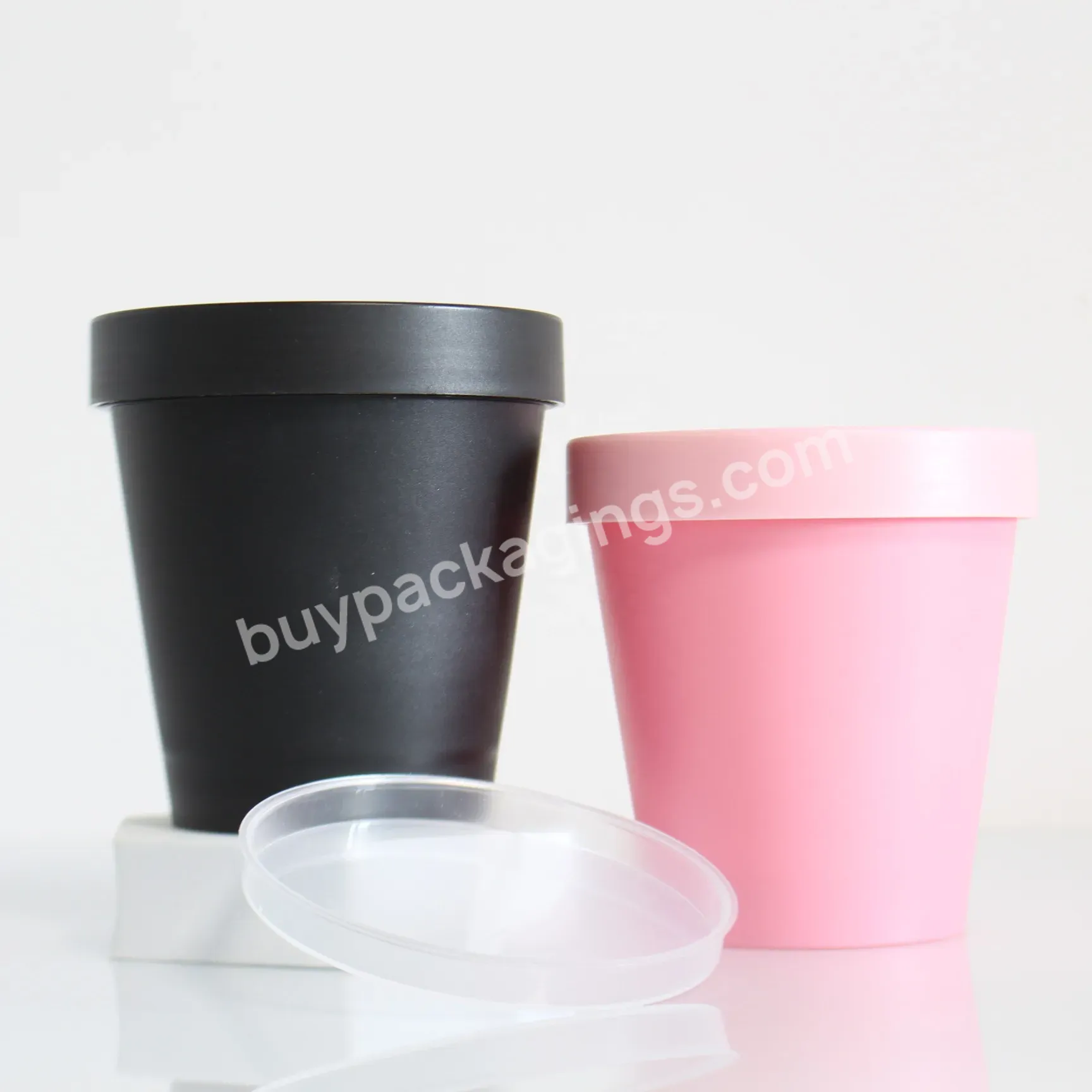 Hot Sale Luxury Empty 50g 100g 150g 200g 250g White Green Frosted Plastic Cosmetic Jar Pp Body Cream Jar