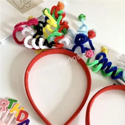 Hot Sale New Production Birthday Party Decoration Fancy Headband For Girl Christmas Hairband