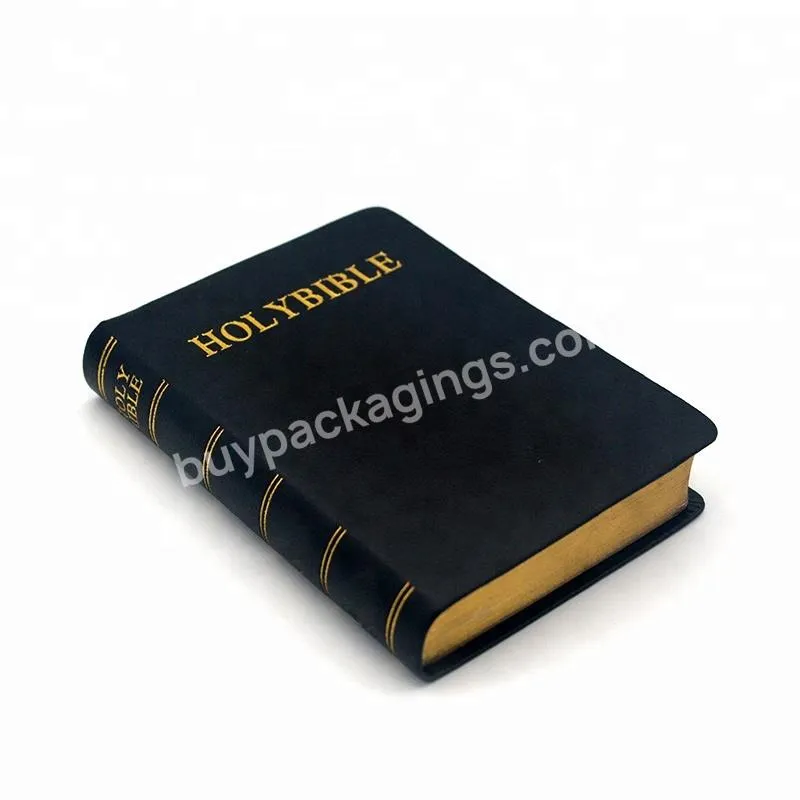 Hot sale Oem customized king james bible holy bibles book printing leather bible cover