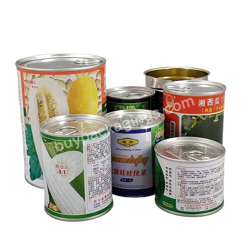 Hot Sale Pet Canned Food Silver Plain Tin Can For Food