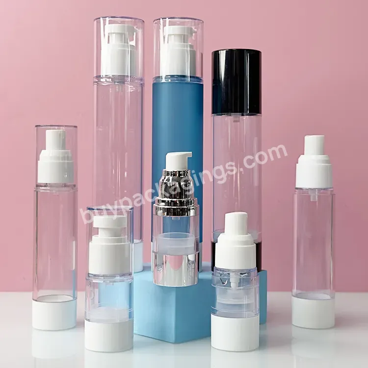 Hot Sale Pp Material White Color Bayonet 30ml 50ml 80ml 100ml 120ml 150ml Lotion Airless Pump Bottle For Skin Care - Buy Plastic Airless Pump Bottles,Airless Pump Bottle 50 Ml Pearl,Airless Pump Bottle 50 Ml Pearl.