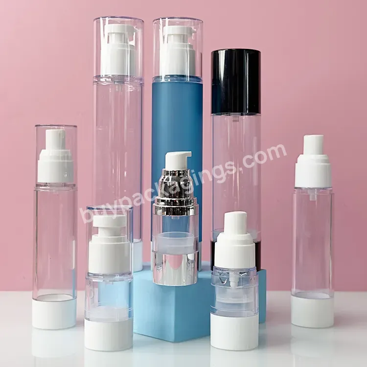 Hot Sale Pp Material White Color Bayonet 30ml 50ml 80ml 100ml 120ml 150ml Lotion Airless Pump Bottle For Skin Care