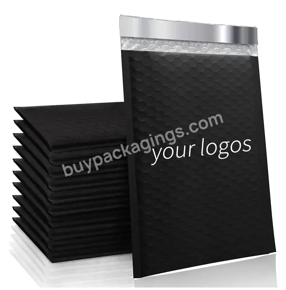 Hot Sale Premium Co-extruded Custom Black Poly Bubble Mailers/plastic Mail Bags/padded Envelopes Shipping Suppliers