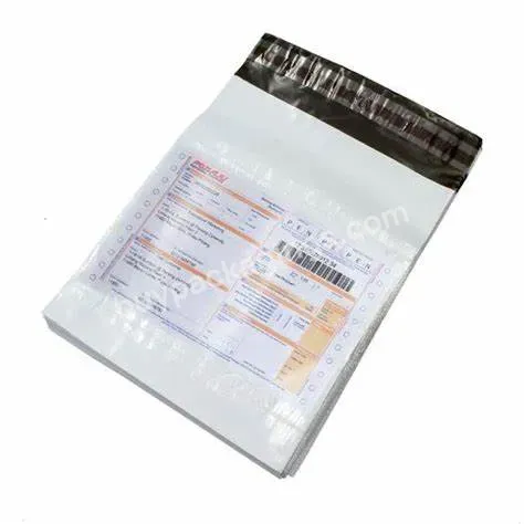 Hot Sale Products Custom Flyers Plastic Courier Bag Packing Mailing Bags With Clear Pocket