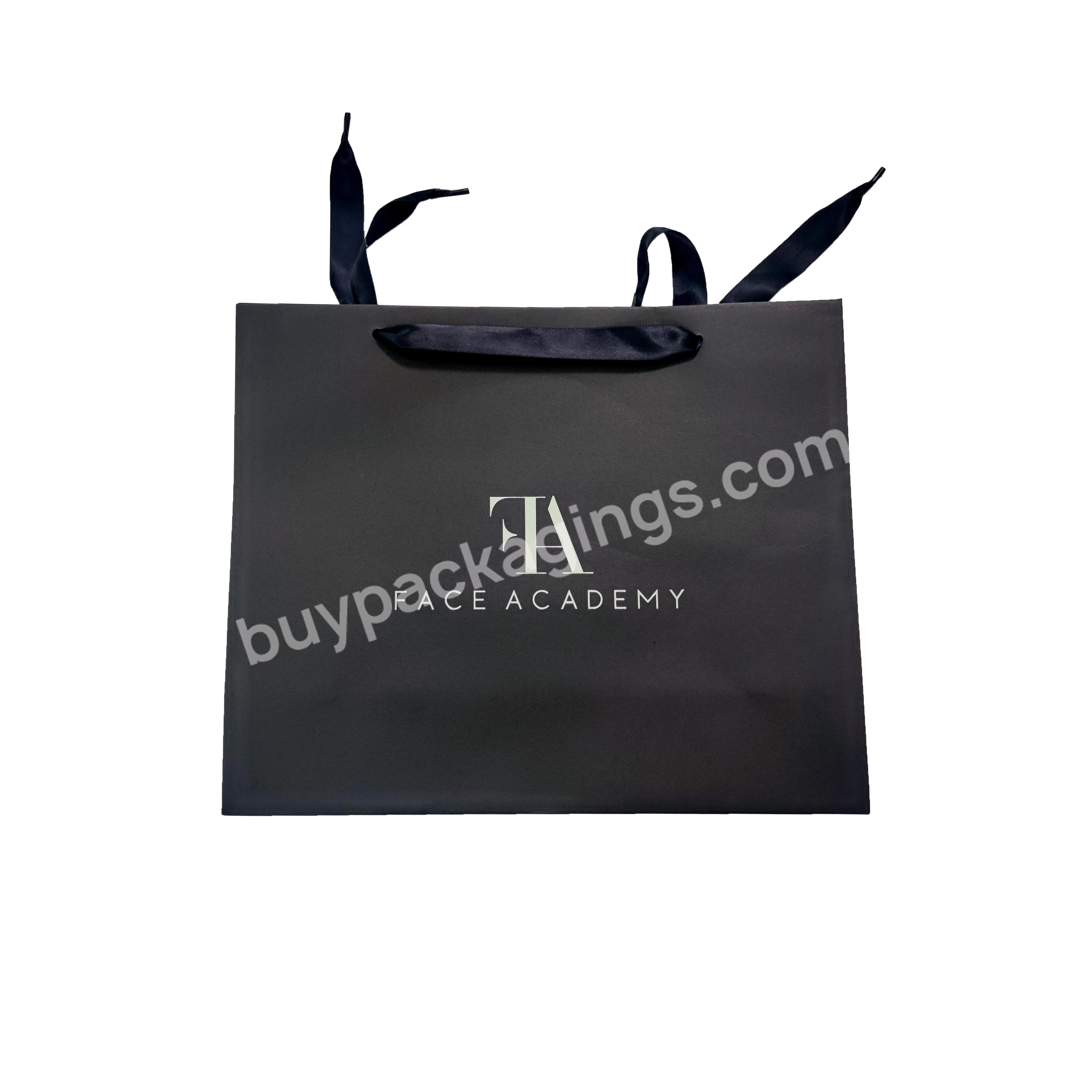 Hot Sale Recyclable Custom Printed Luxury Gift Paper Shopping Bag Art Paper Gift Jewelry Packaging Bag With Logo