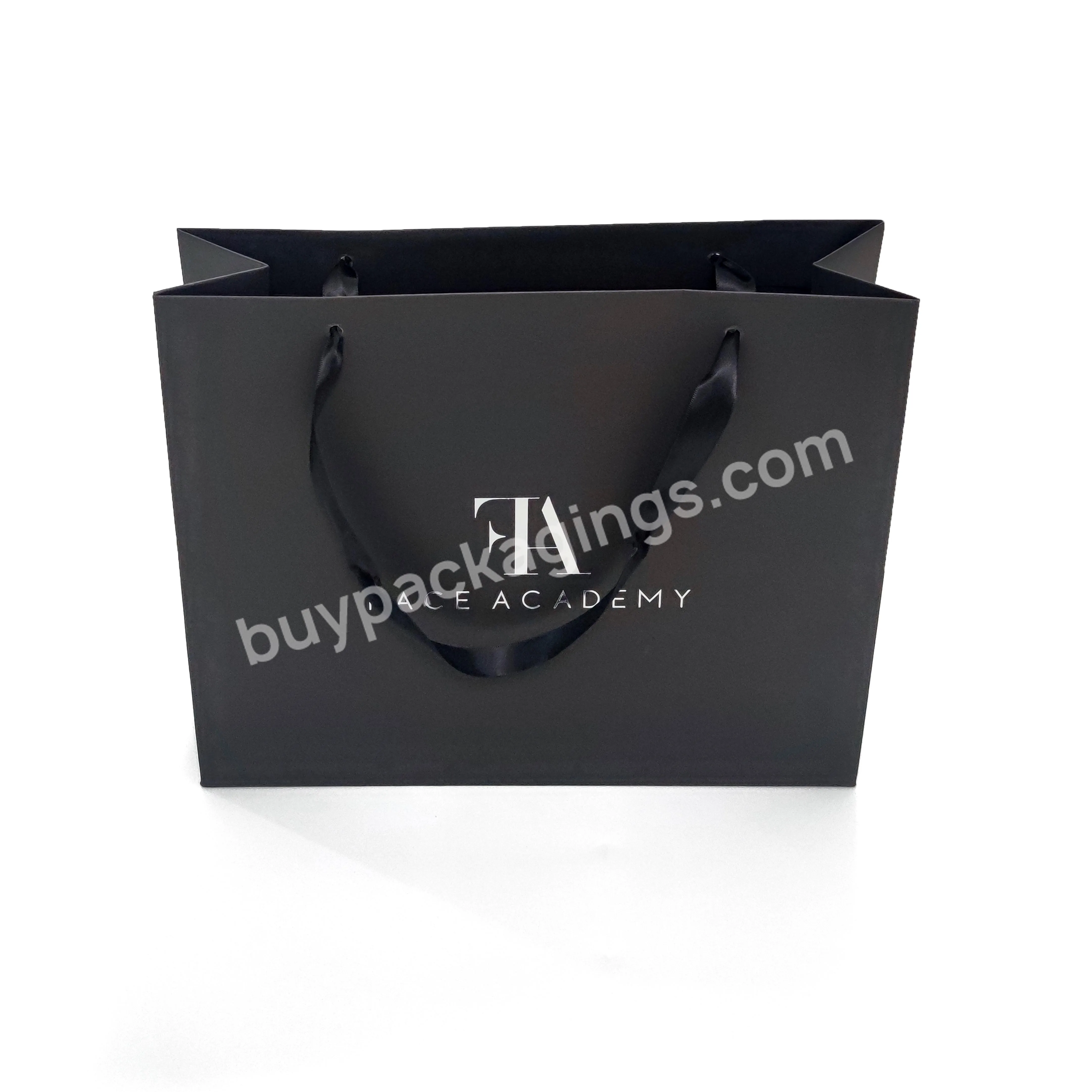 Hot Sale Recyclable Custom Printed Luxury Gift Paper Shopping Bag Art Paper Gift Jewelry Packaging Bag With Logo