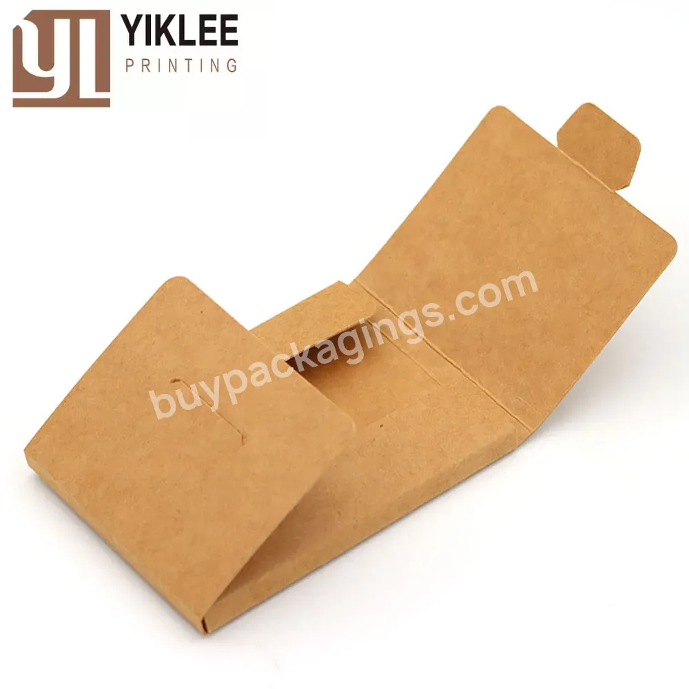 Hot Sale Small Paper Carton Cardboard Box For Postcard Photo Box Greeting Card Packing Blank Kraft Paper Envelope Packaging Box