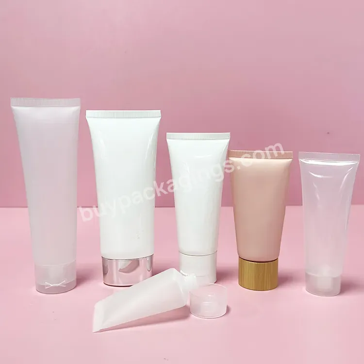 Hot Sale Soft Plastic Tubes Screw Top For Facial Cleanser