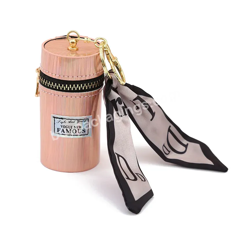 Hot Sale Unique Personalized Keychain Bag With Gloss Envelope Key Ring Portable Lipstick Tube Scarf Bag Pendant