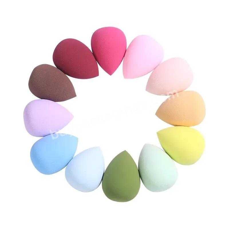 Hot Sale Velvet Cosmetic Puff Foundation Flocked Velvet Microfiber Cosmetic Makeup Powder Puff Beauty Sponge Blender