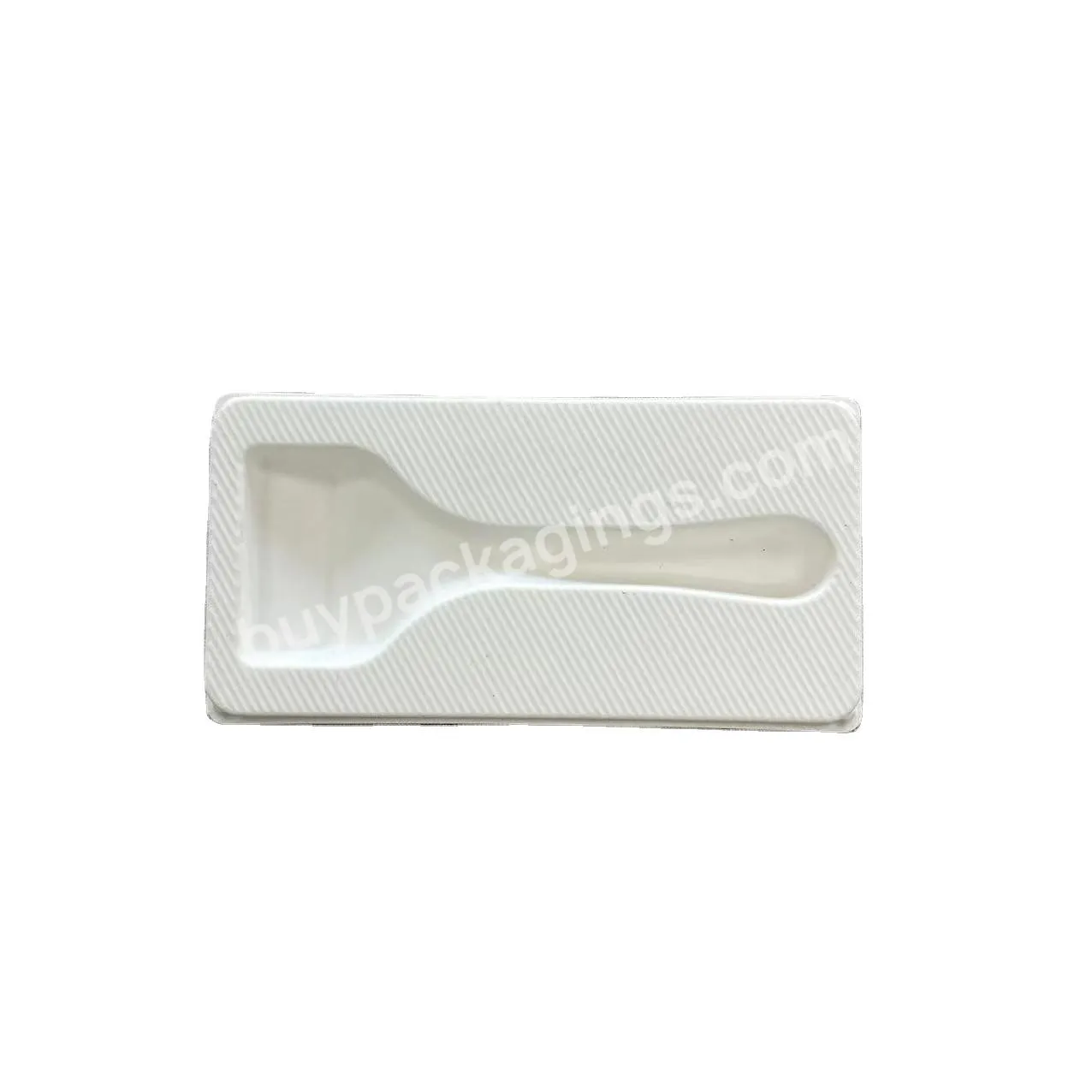 Hot Sale White Custom 100% Biodegradable Paper Box Packaging Molded Pulp Inner Tray For Product