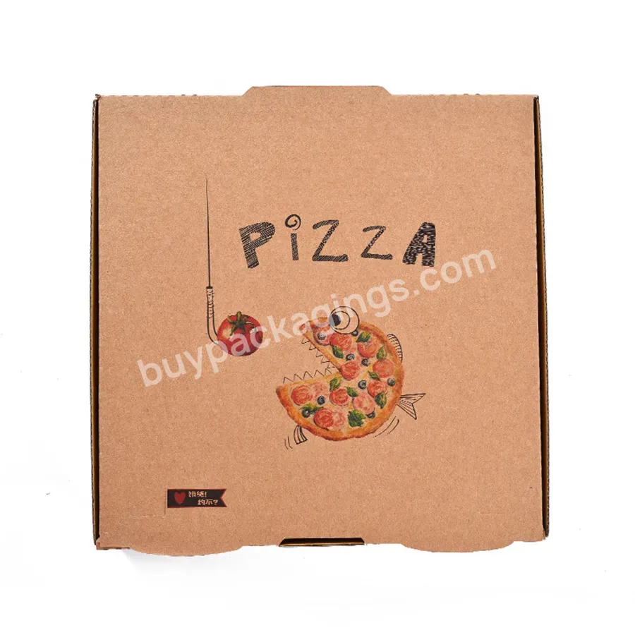 Hot Sale Wholesale Cheap Pizza Box Thickened Corrugated Pizza Box Custom Printed Pizza Boxes