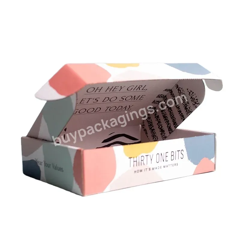 Hot Sale Wholesale Custom Printing Cosmetic Packaging Corrugated Shipping Mailers Paper Box With Quality Assurance