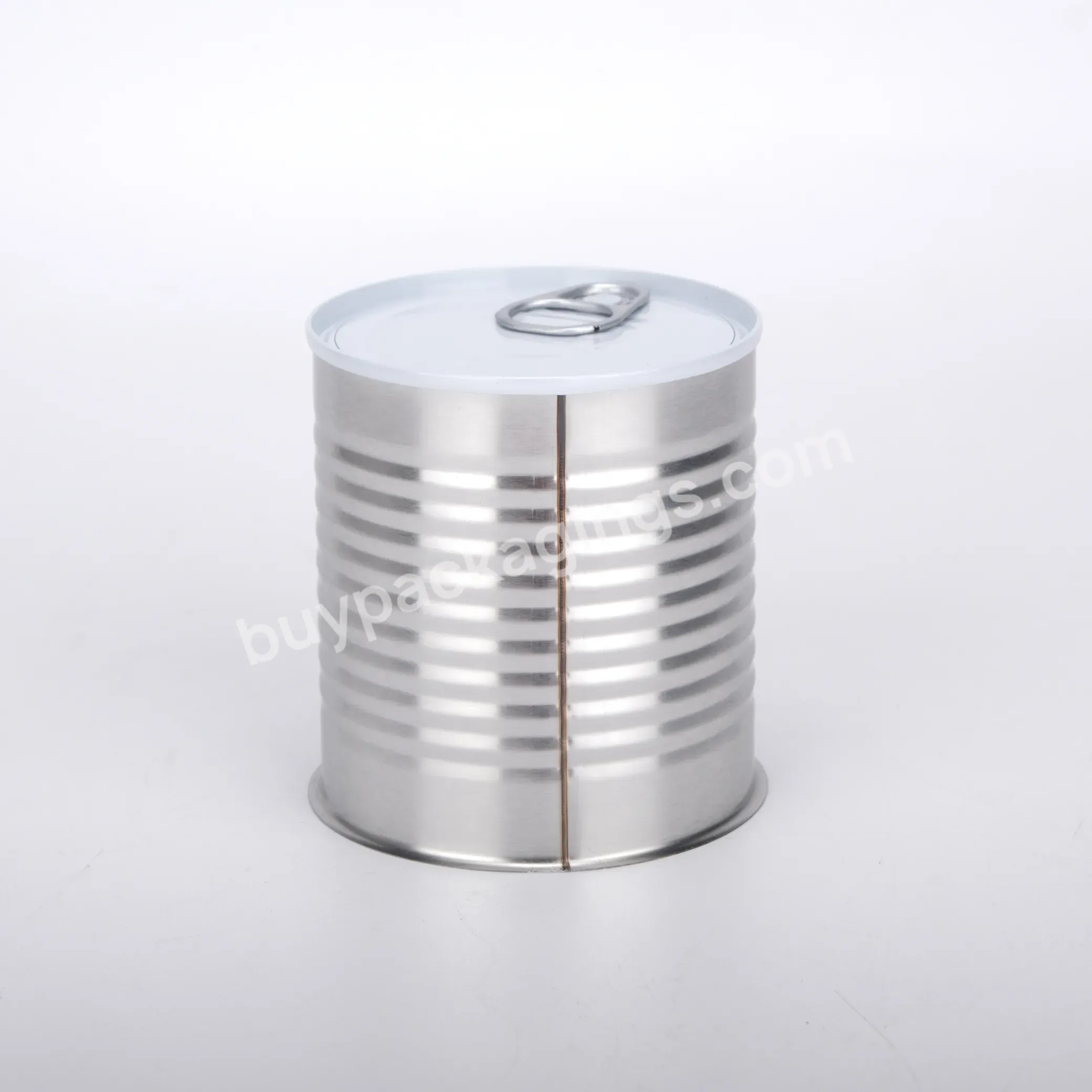 Hot Sale Wholesale Customized Metal Food Packaging Tin With Easy Open Lid