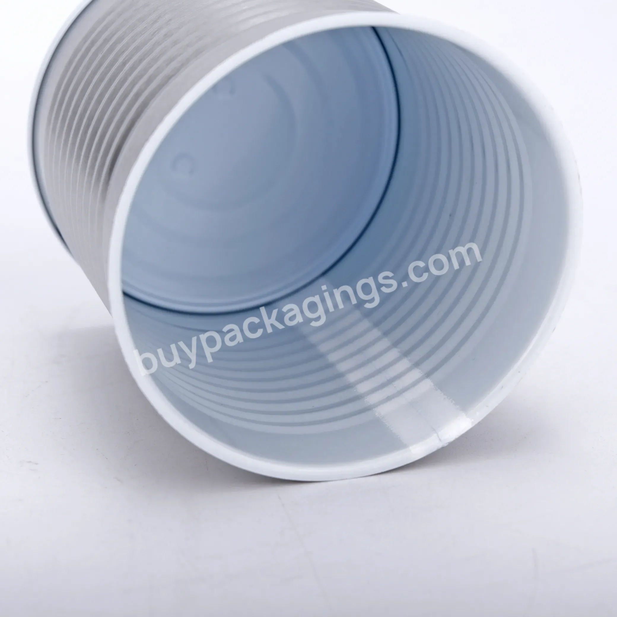 Hot Sale Wholesale Customized Metal Food Packaging Tin With Easy Open Lid