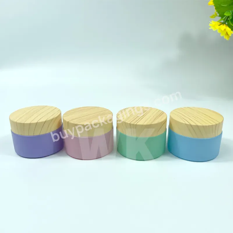 Hot Sales Colorful 20ml Cream Jar Screw Lid Bottle Glass Jar 2og Skin Care Cosmetic Face Cream Jar