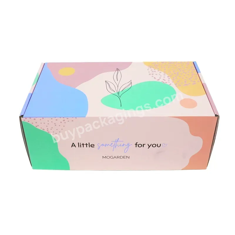 Hot Sales Custom Design Small Folding Cardboard Pink Postage Box Apparel Cosmetic Lash Gift Packaging Mailing Box