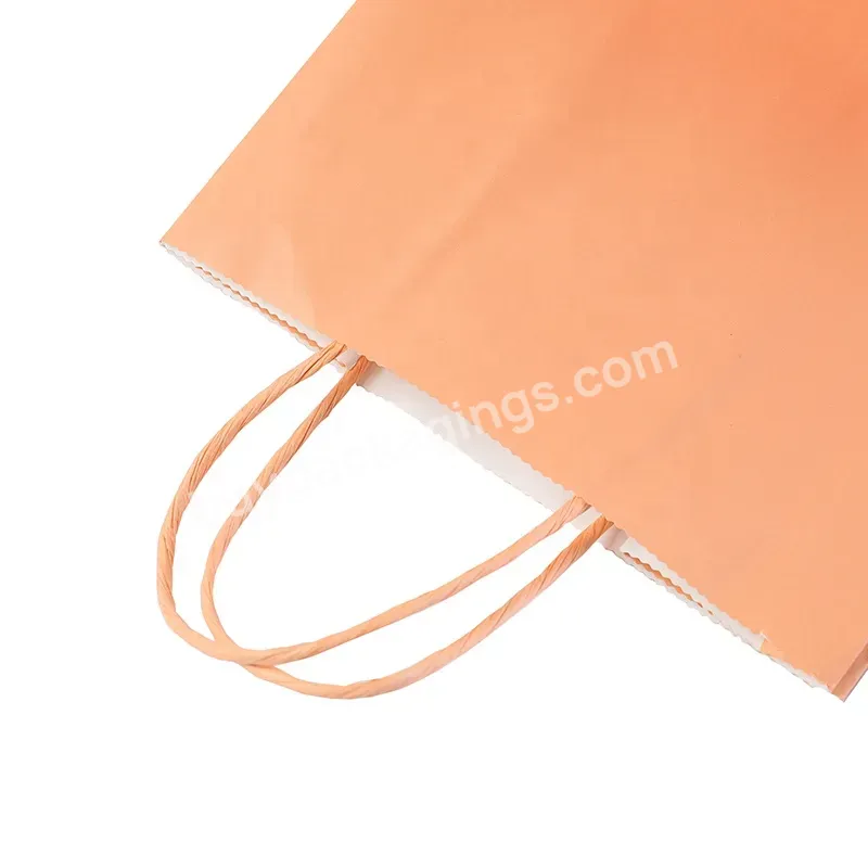 Hot Sales Custom Logo & Size Printed Colorful Corrugated Paper Bag Shopping Mailer Bag