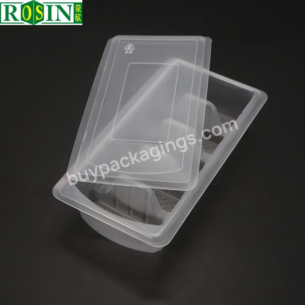 Hot Sales Disposable Plastic Pp Blister Food Frozen Dumplings Packaging Tray With 5 Compartments