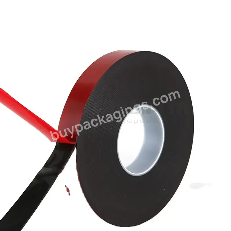 Hot Sales Double Sided Acrylic Foam Tape Red Film Black Carton Sealing Tape