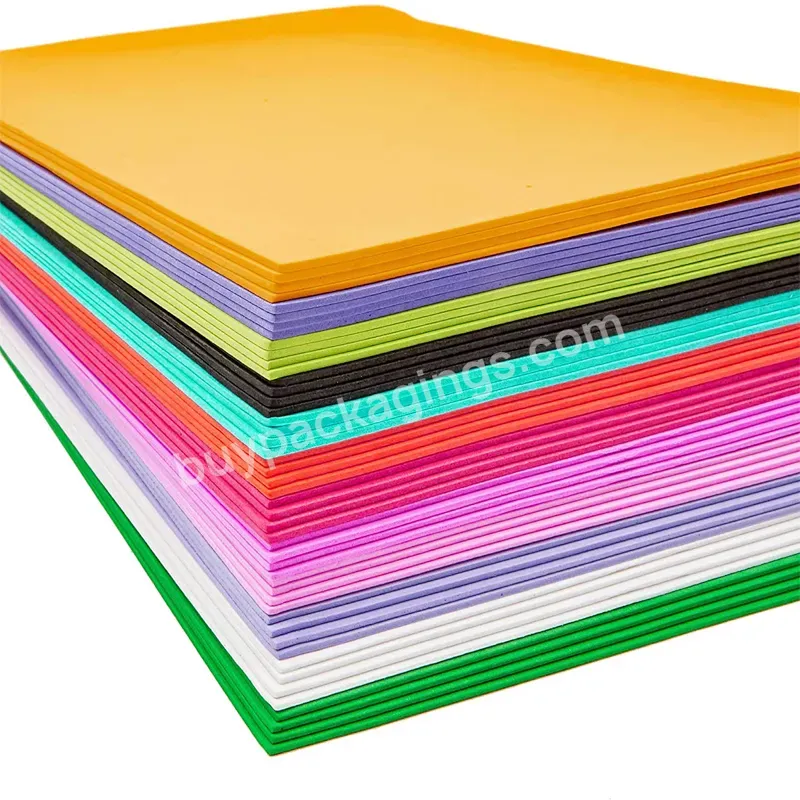 Hot Sales Eva Foam Sheet 3mm Thickness 38d Hardness Embroidery 3d Foam Sheet