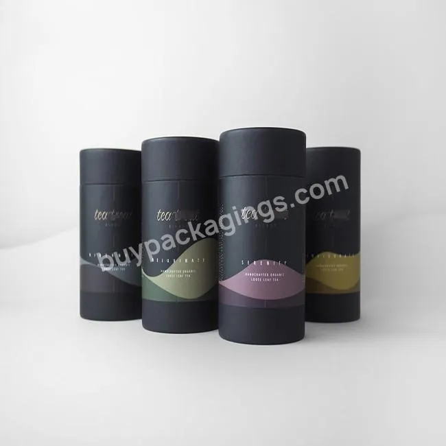 Hot Sales Food Grade Packaging Eco Friendly Food Paper Tube for Tea Coffee Spice Protein Powder