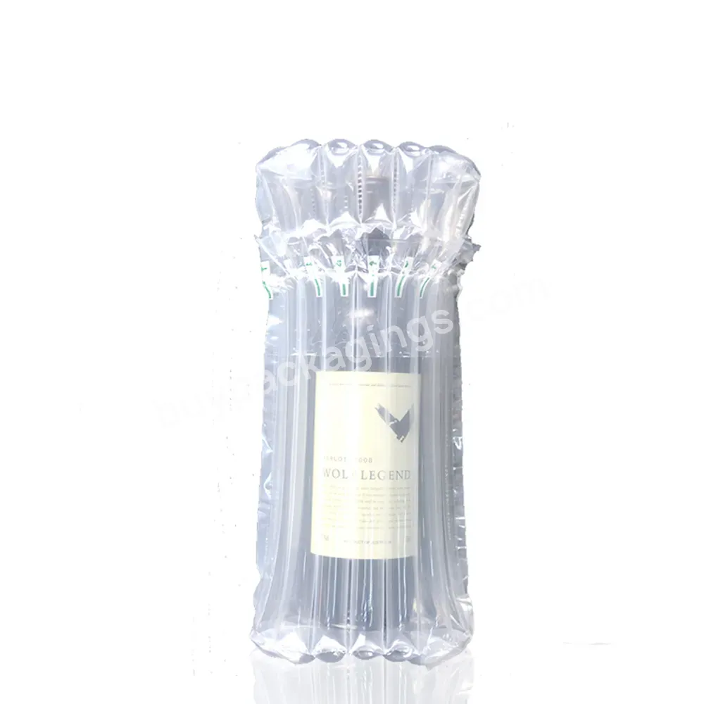 Hot Sales Inflatable Air Cushion Column Bag For Glass Bottle Protector