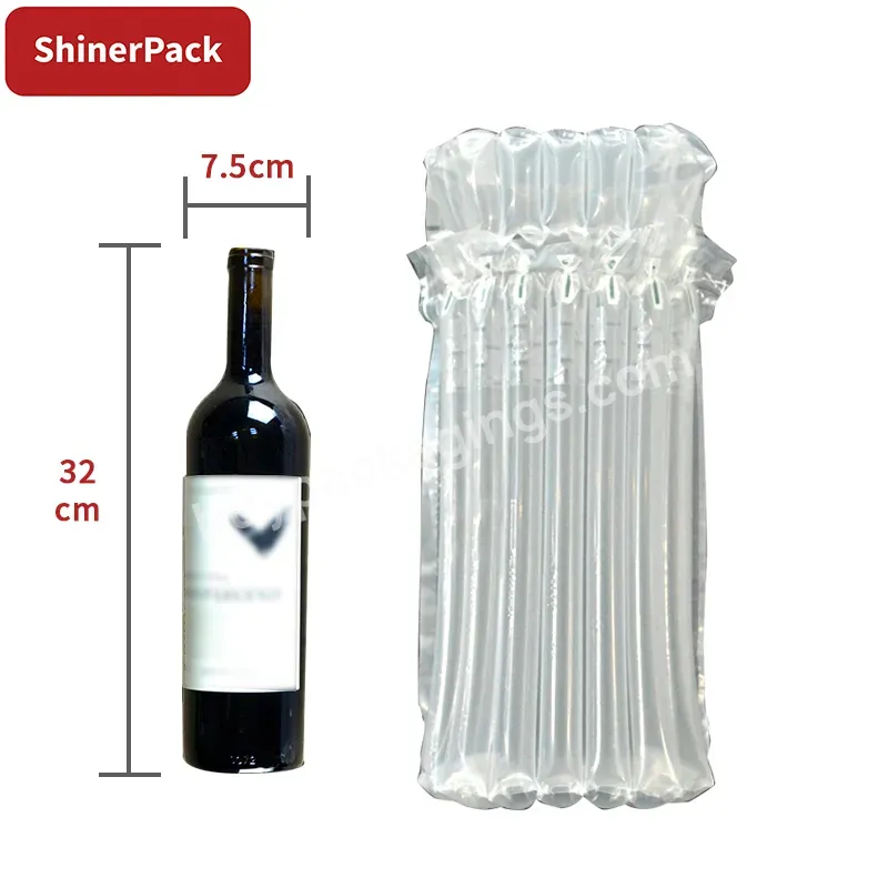 Hot Sales Inflatable Air Cushion Column Bag For Glass Bottle Protector