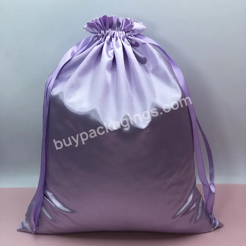 Hot Sales Private Label Gift Reusable String Small Luxury Satin Small Bag Costume