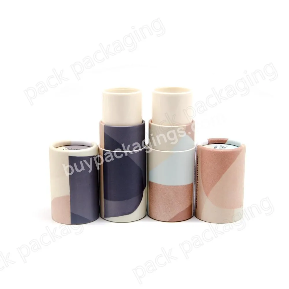 Hot Sales Sure Deodorant & Antiperspirant Stick Twist Up Paper Lip Balm Tubes For Solid Perfume Packaging