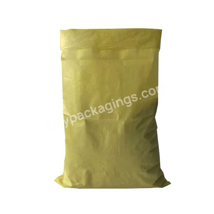 Hot Seal 25kg 50kg Laminated Polypropylene/pp Woven Raffia Transparent Packaging Potato Rice Salt Bag /sack With Printing