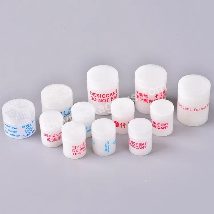 Hot Sell 1g 2g 3g Silica Gel Canister Desiccant In Bottle Pharma Tablets Moisture Beads Desiccant Canister