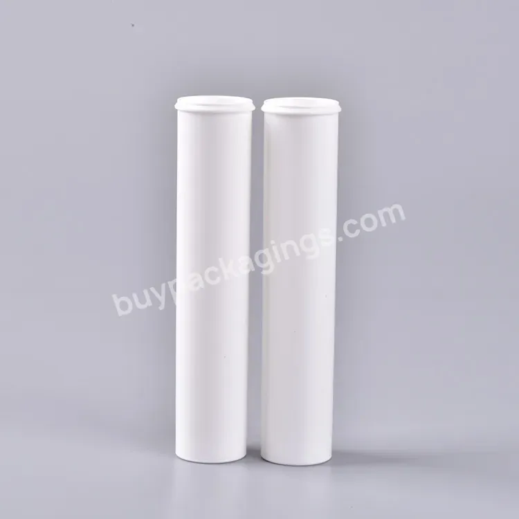Hot Sell Effervescent Tablet Bottle With Silica Gel Milk Tablet Plastic Tube Packaging Tube With Spring Cover