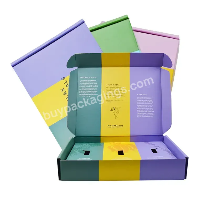 Hot Sell Gift Box Cosmetic Eco Friendly Luxury Branded Shipping Box Colorful Corrugated Black Packaging Paper Box