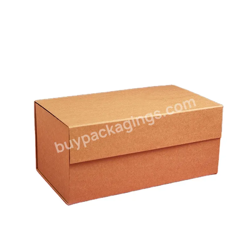 Hot Sell Gift Box Cosmetic Friendly Luxury Branded Shipping Box Kraft Corrugated Black Packaging Paper Box