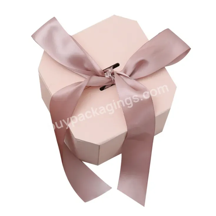Hot Sell Octagonal Gift Box Cosmetic Lipstick Packaging Paper Box