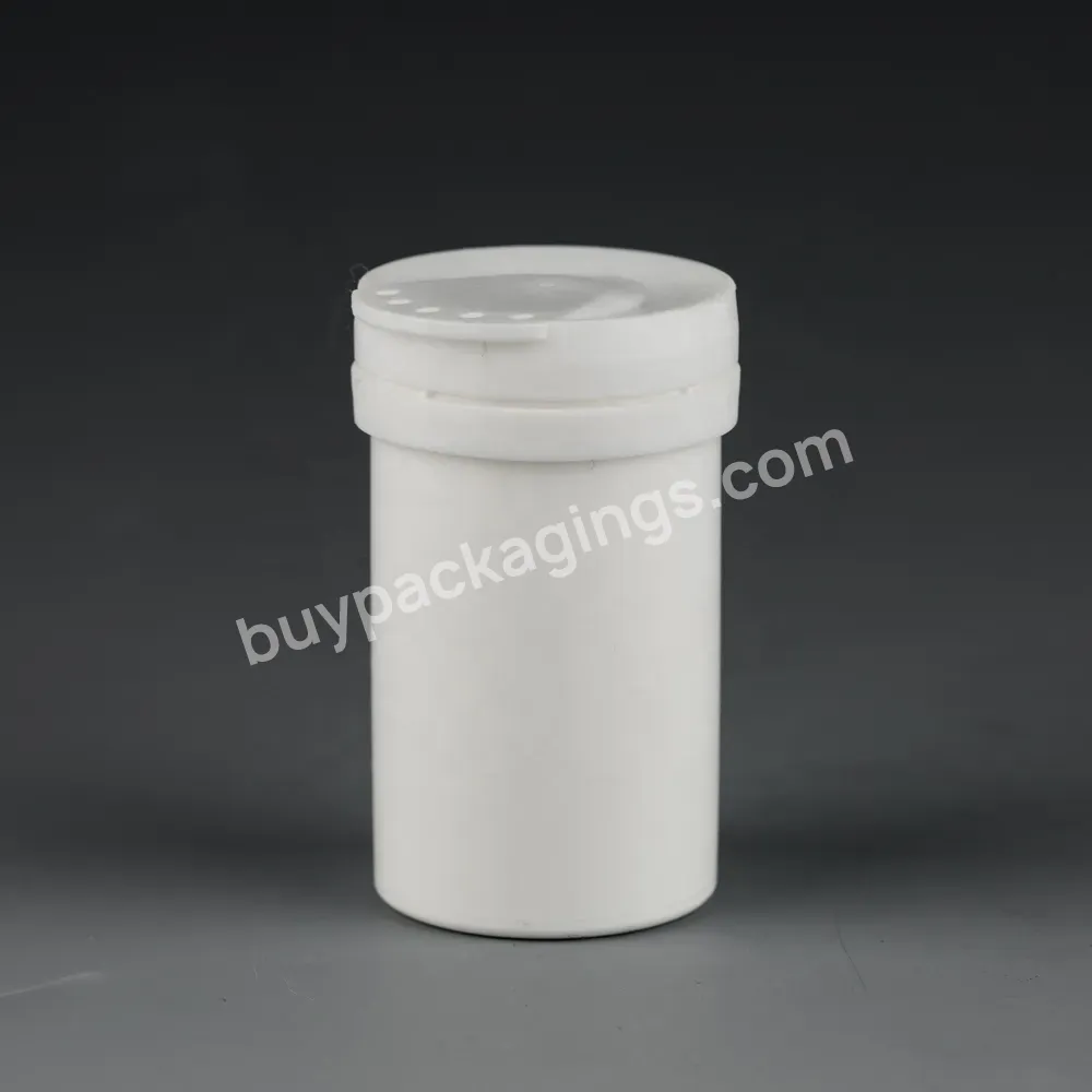 Hot Sell Plastic Bottle 48mm Height Blood Glucose Test Strip Packaging Tube With Flip Top Cap